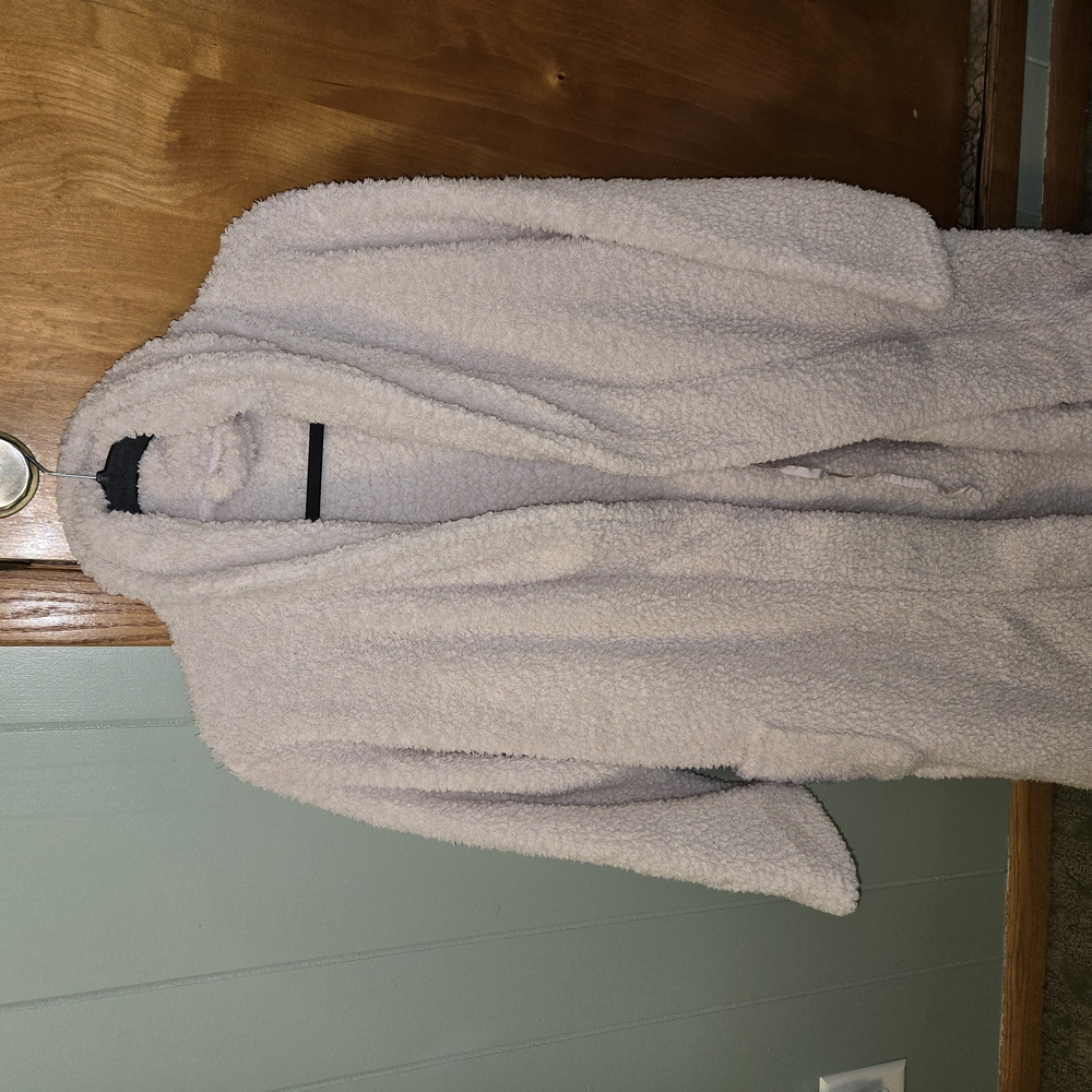 Cozy Cream Fleece Robe